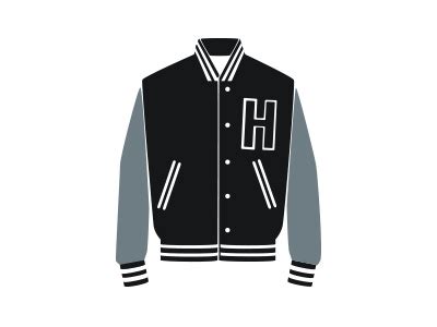 Varsity Jacket Vector At Vectorified Collection Of Varsity Jacket