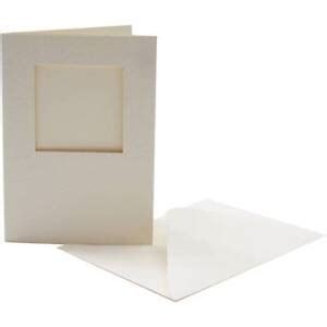 5 X Ivory Hammered Blank Square A6 Tri Fold Aperture Craft Cards With