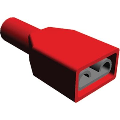 Te Connectivity Receptacle Terminal Pidg Faston Red Rs