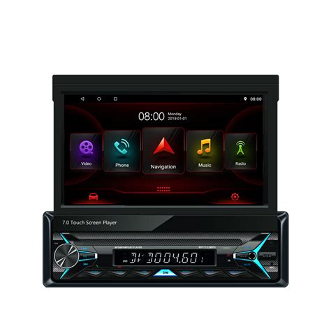 Mirror Link Universal Car Stereo Mp Player Fm Am Rds Sd Usb Aux Touch