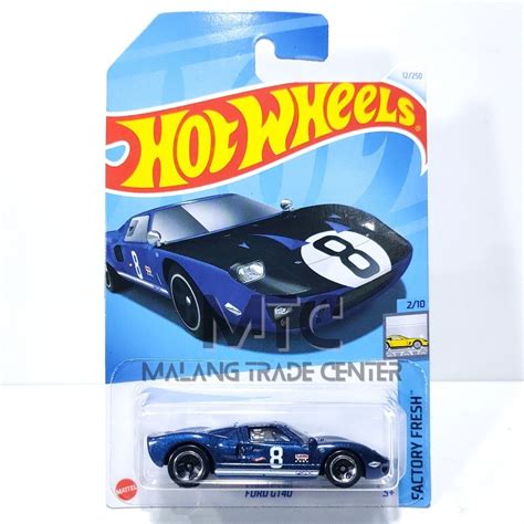 Jual Hot Wheels Ford GT40 Dark Blue F 2024 Shopee Indonesia