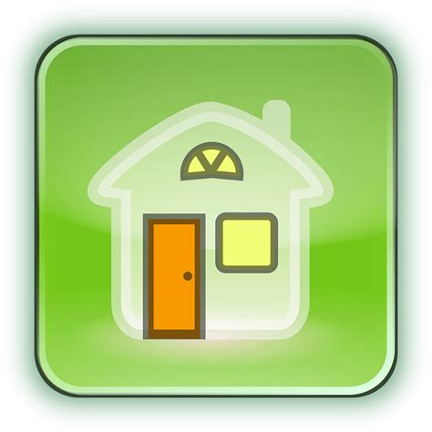 Green Home Icon Png