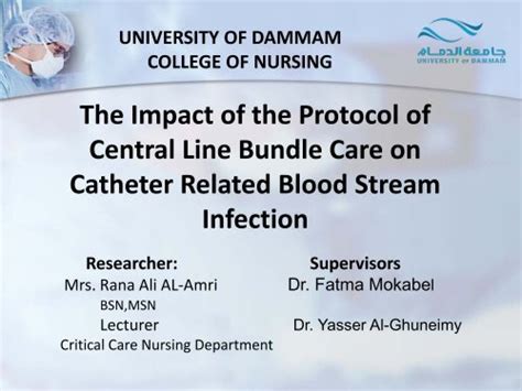 The Protocol of Central Line Care Bundle - RM Solutions