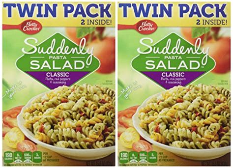 Betty Crocker Suddenly Pasta Salad Classic Twin Pack 155 Oz Pricepulse