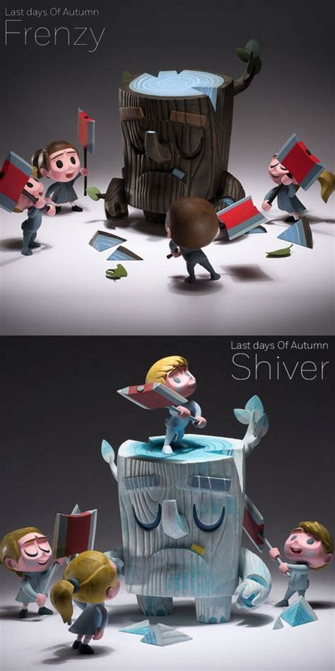 Coarse Toys X Amanda Visell Last Days Of Autumn Vinyl Figure Sets