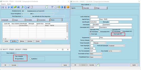 Rh Linha Datasul Esocial Sst N Vel A O Ppp X Agente Nocivo