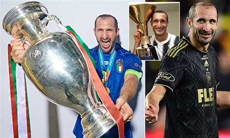 Italy Legend Giorgio Chiellini Who Captained His Country To Euro 2020