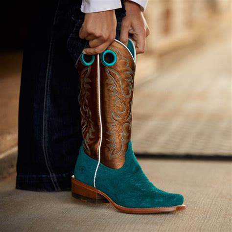 Ariat Womens Boots Futurity Boon Western Ancient Turquoise