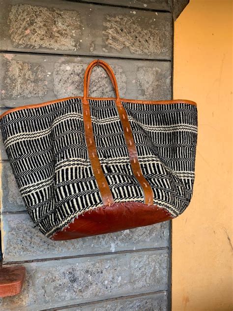 Kiondo African Sisal Bag Beach Bag Extra Large Shopping Etsy In