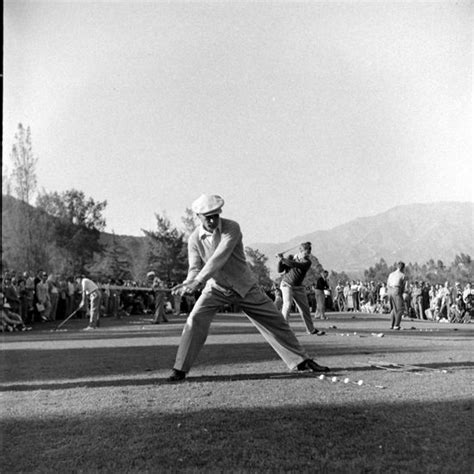 Golfer Ben Hogan Participating Golf Tournament Editorial Stock Photo