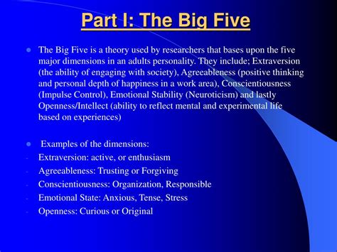 Ppt Chapter 9 Personality Development Powerpoint Presentation Free