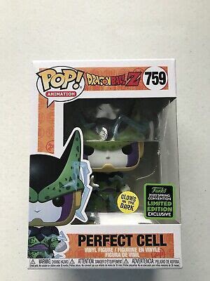 Funko Pop Dragonball Z Perfect Cell Vinyl Figure Glow In The Dark