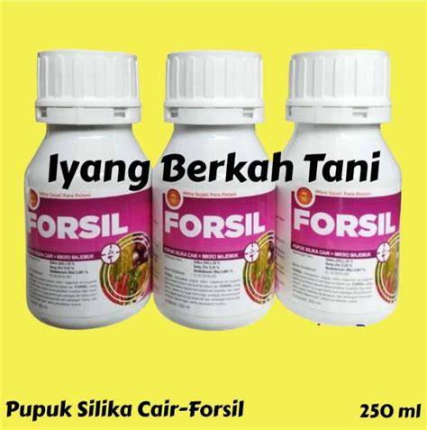 Pupuk Silika Cair Forsil Ml Plus Makro Majemuk Lazada Indonesia