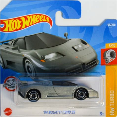 Hot Wheels 1994 Bugatti EB110 SS Silver HW Turbo Perfect Etsy