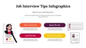 Job Interview Tips Infographics Ppt And Google Slides Themes