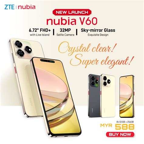 Nubia V60 Boleh Didapati Di Malaysia Pada Harga RM588 Amanz