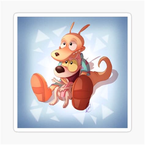 Rocko And Spunky Sticker For Sale By Immaplatypus Redbubble