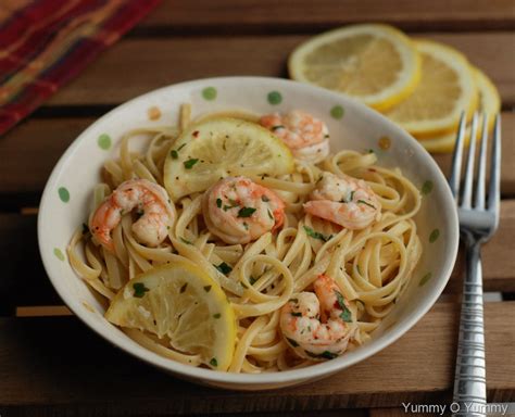 Linguine With Shrimp And Lemon Yummy O Yummy