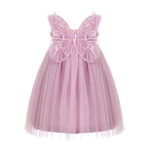 Freebily Enfant Fille Robe De Princesse Baptême Mariage Demoiselle D