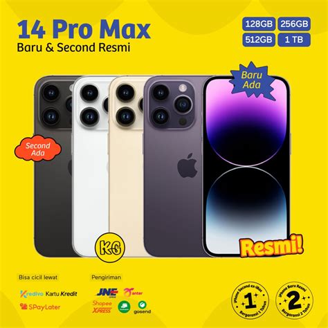 Jual Iphone Pro Max Second Ibox New Baru Garansi Resmi Gb Gb