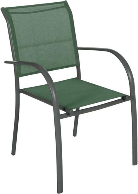 Fauteuil De Jardin Empilable Piazza Vert Olive Graphite Q