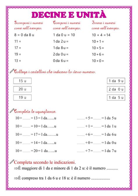 A Pink And White Poster With Numbers In Spanish On The Bottom Right