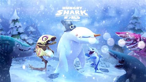 Hungry Shark World New Trailer 2023 Build A Snowshark Youtube