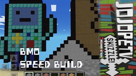 Bmo Adventure Time Minecraft Pocket Edition Speed Build Pixel Art Youtube