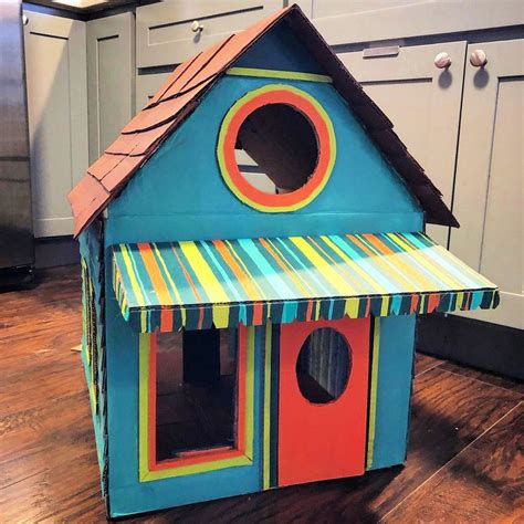 60 Cardboard House Ideas | Diy Cardboard Playhouse For Kids - Diy Folly