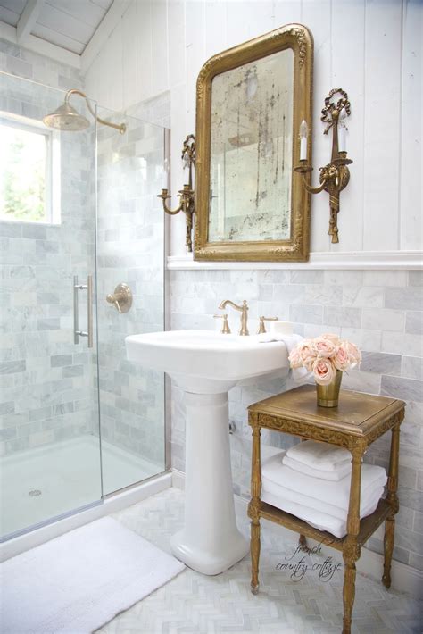 French Cottage Bathroom Renovation Reveal French Country Cottage