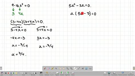 Ecuación Cuadrática Usando Factorización Ejemplo 4 Y 5 Youtube