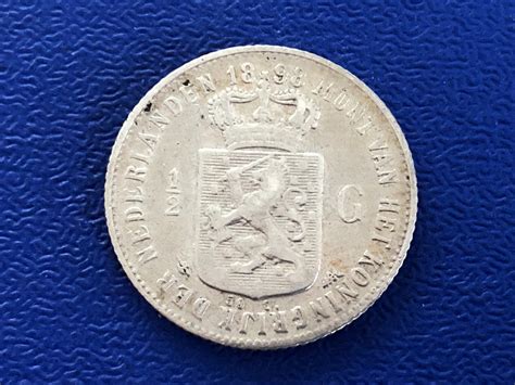 Nederland Wilhelmina 1890 1948 1 2 Gulden 1898 Catawiki