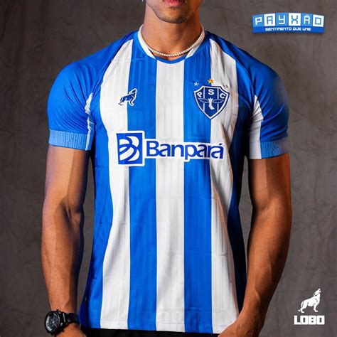 Nova Camisa Titular Do Paysandu 2024 Lobo Mdf