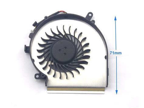 3 PIN New CPU Cooling Fan For MSI Gaming GE72 2QC 2QE 2QF 2QL 6QC 6QD