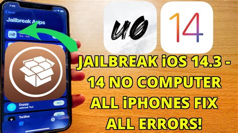 Jailbreak IOS 14 No Computer All IPhones FIX ALL ERRORS Uncover