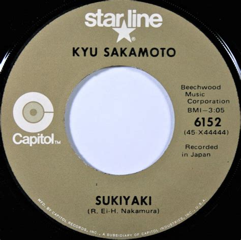 Kyu Sakamoto – Sukiyaki (1972, Los Angeles Pressing, Vinyl) - Discogs