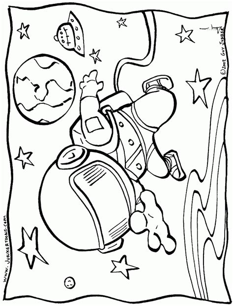 Outer Space Coloring Pages For Kids Clip Art Library