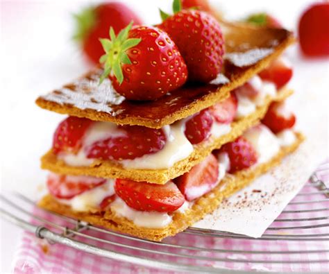 Mille Feuille Aux Fraises Recette Dessert Facile Gourmand