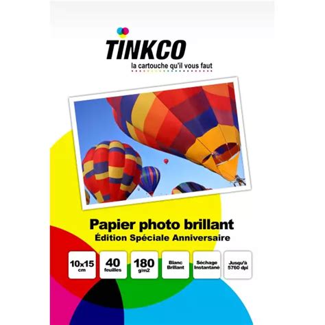 Papier Photo Brillant Tinkco G Bo Te De Feuilles A X Tinkco