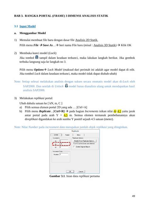 PDF BAB 3 RANGKA PORTAL FRAME 3 DIMENSI ANALISIS STATIK SAP2000 15