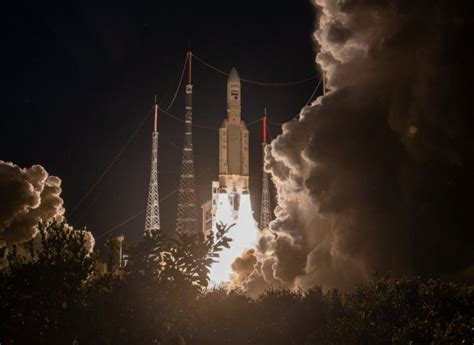 Europe’s Ariane 5 rocket blasts off for the last time