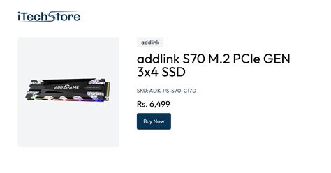 Addlink S M Pcie Gen X Ssd Itechstore