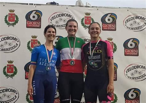 Martina Alzini Campionessa Italiana Nella Corsa A Punti Agli Assoluti