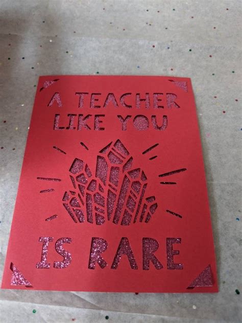 Thank A Teacher Thank You Teacher Cards Teacher Etsy