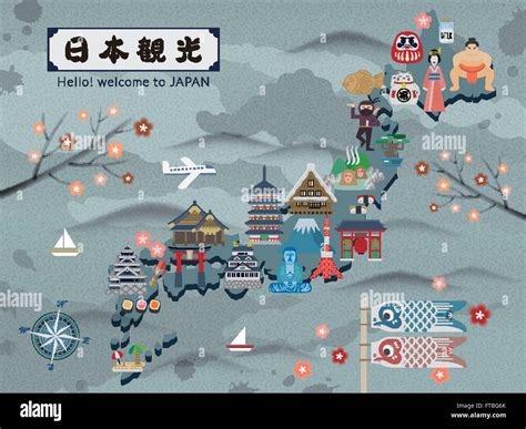 Japan Map Attractions