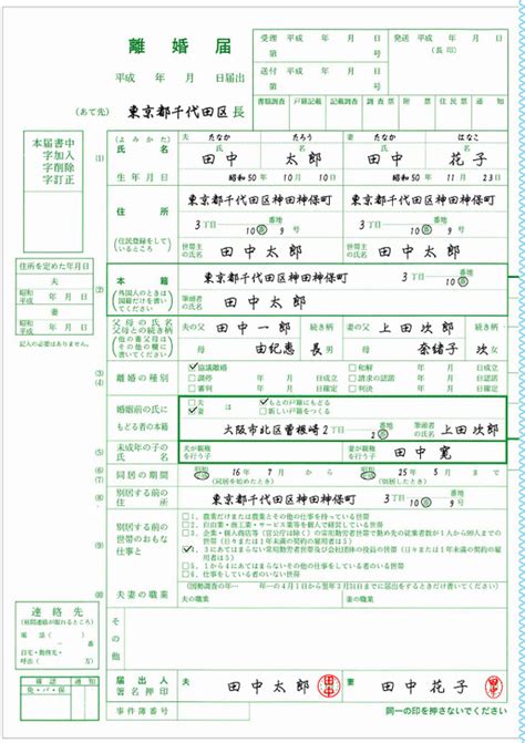 離婚届の書き方 法律事務所・弁護士への相談ならlegalus