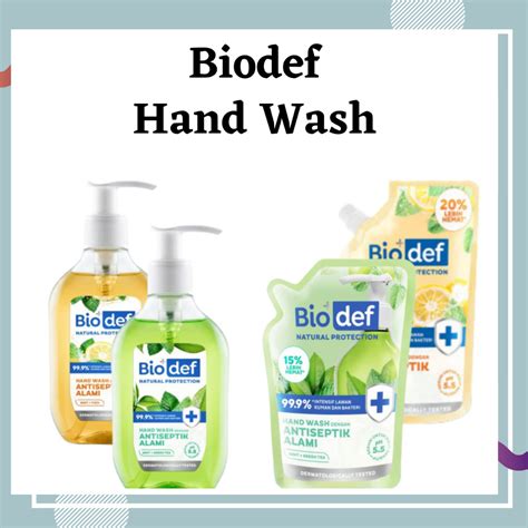 Jual Biodef Natural Protection Hand Wash Ml Ml Sabun Cuci