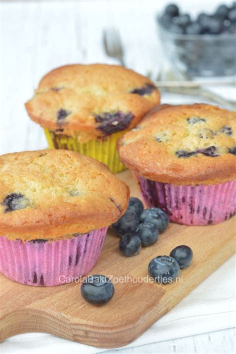 Muffins Met Blauwe Bessen