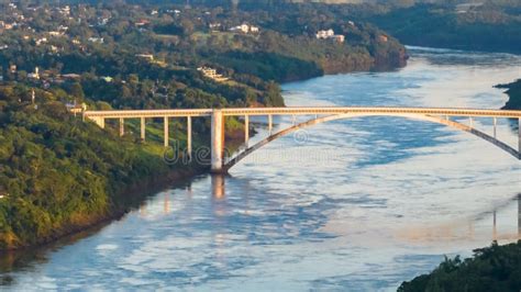 Border Between Brazil And Paraguay And Connects Foz Do Iguacu To Ciudad