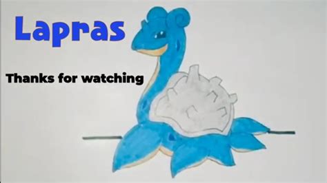 How To Draw Lapras Drawing Of Lapras Easy Drawing Of Lapras